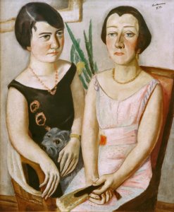 Doble retrato de Max Beckmann