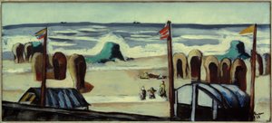 Playa gris de Max Beckmann