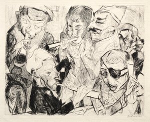 Happy New Year 1917 de Max Beckmann