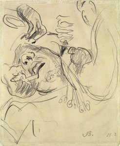 Paciente de cirugía craneal de Max Beckmann