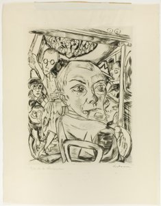 Reina Bar (Autorretrato) de Max Beckmann