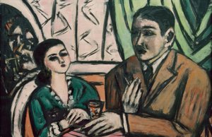Café de artistas de Max Beckmann