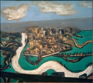 Paisaje en Saint-Germain de Max Beckmann