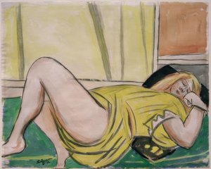 Reclinada de Max Beckmann
