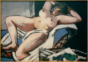 Desnudo acostado