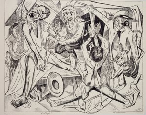 Malepatrus, de Max Beckmann (1884-1950), litografía. Alemania, siglo XX. de Max Beckmann