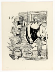 Mañana, lámina 11 de Day and Dream de Max Beckmann