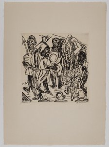 «Danza negra» de Max Beckmann