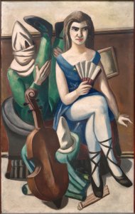 Pierrette y payaso de Max Beckmann
