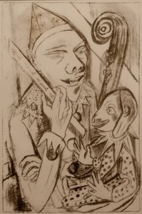 Pierrot con máscara