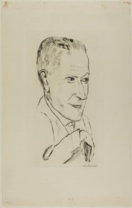 Retrato de Reinhard Pieper de Max Beckmann