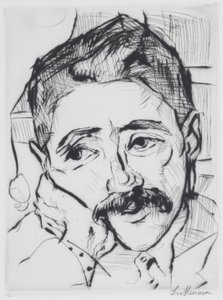 Retrato de Walter Carl de Max Beckmann