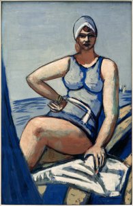 Quappi en azul en el bote