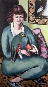 Quappie con un loro de Max Beckmann