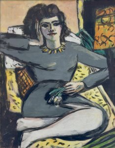 Mujer Descansando con Claveles, Retrato de Quappi