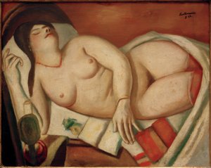 Durmiente de Max Beckmann