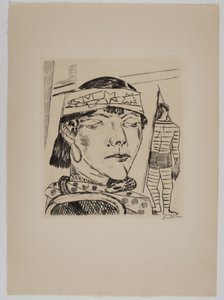Dama de las serpientes de Max Beckmann