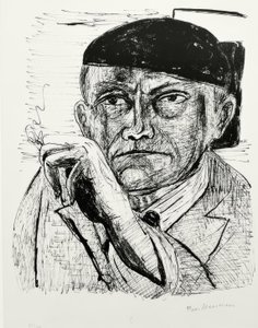 Autorretrato de Max Beckmann