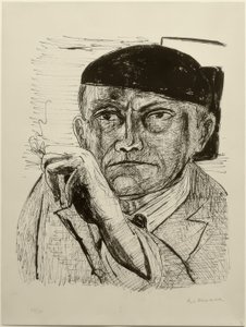 Autorretrato de Max Beckmann
