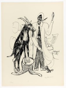 El ciervo, lámina nueve de Día y Sueño de Max Beckmann