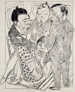 El Decepcionado II, de Max Beckmann (1884-1950), litografía. Alemania, siglo XX. de Max Beckmann