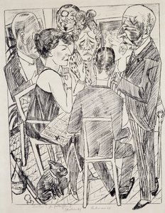 El decepcionado I, de Max Beckmann (1884-1950), litografía. Alemania, siglo XX. de Max Beckmann