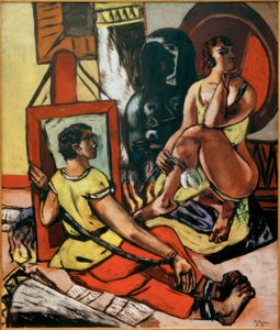 Tentación (Tentación de San Antonio) de Max Beckmann
