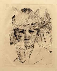 Mujer llorando de Max Beckmann