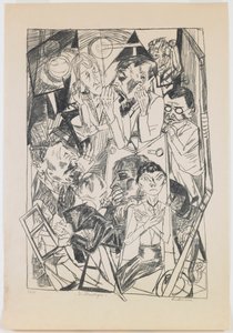lámina 6: Los ideólogos de Max Beckmann