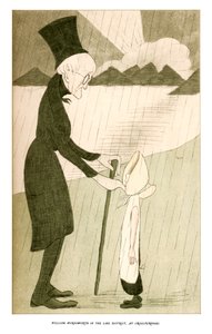 William Wordsworth en el Distrito de los Lagos, en Propósitos Cruzados, 1904 de Henry Maximilian Beerbohm