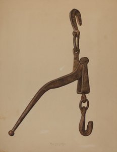 Apretador de carga de troncos, 1939 de Max Fernekes