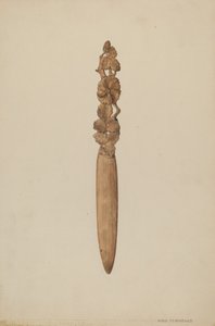 Cuchillo de Papel, c. 1938 de Max Fernekes