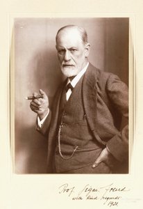 Una fotografía firmada de Sigmund Freud, c.1921 de Max Halberstadt