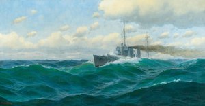 Alemán: Kanonenboot auf hoher See Gunboat on the High Seas