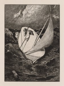 Un Guante: El Rescate, 1880 de Max Klinger