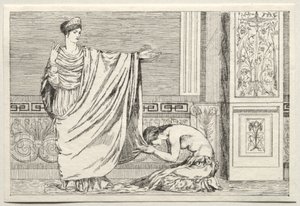 Cupid and Psyche: Psyche and Juno de Max Klinger