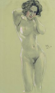 Desnudo femenino de Max Klinger