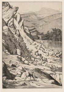 Deslizamiento de tierra Opus IV, 6, 1881 de Max Klinger