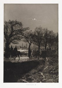 Días de marzo III (Dramas, opus IX, lámina 10) de Max Klinger