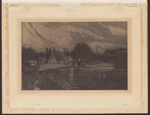 Noche de luna, lámina 3 op. VII de Max Klinger