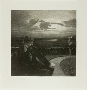 Noche, de Sobre la muerte Parte I de Max Klinger