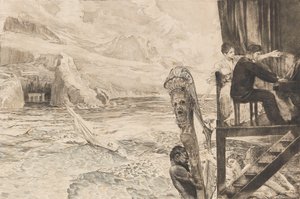 Opus XII, Fantasía de Brahms, 1894 de Max Klinger