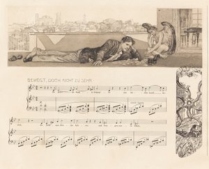 Opus XII, Fantasía de Brahms, 1894 de Max Klinger