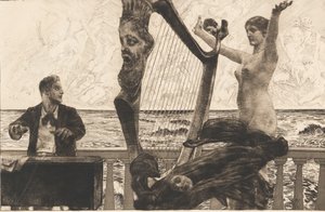 Opus XII, Fantasía de Brahms, 1894 de Max Klinger