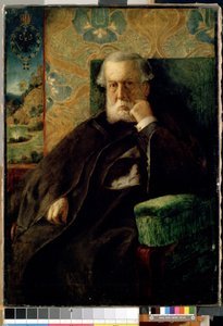 ""Retrato del Doctor von Meyer"" Pintura de Max Klinger (1857-1920) Dim. 111,3x80,2 cm Museo de Bellas Artes Mikalojus Konstantinas Ciurlionis, Kaunas, Lituania de Max Klinger