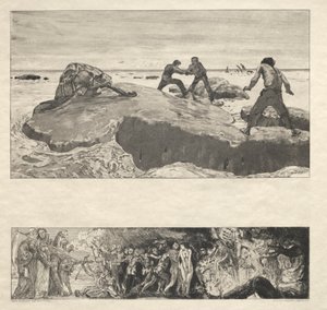 Vom Tode I, (Opus II, 1889) No. 2 de Max Klinger