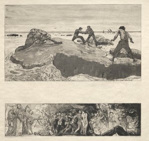 Vom Tode I, Opus II, 1889 No. 2 de Max Klinger