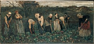 Trabajadores en el campo de remolacha de Max Liebermann