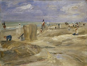 Playa en Noordwijk de Max Liebermann