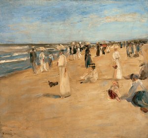 Playa en Noordwijk, 1911 de Max Liebermann